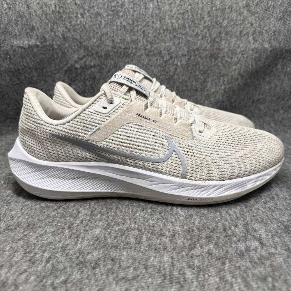 Nike Air Zoom Pegasus 40 Shoes Mens Size 11.5 White Running Sneakers DV3853-102